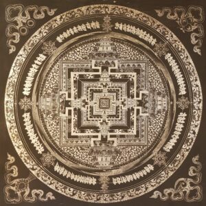 Black and Silver Kala Chakra