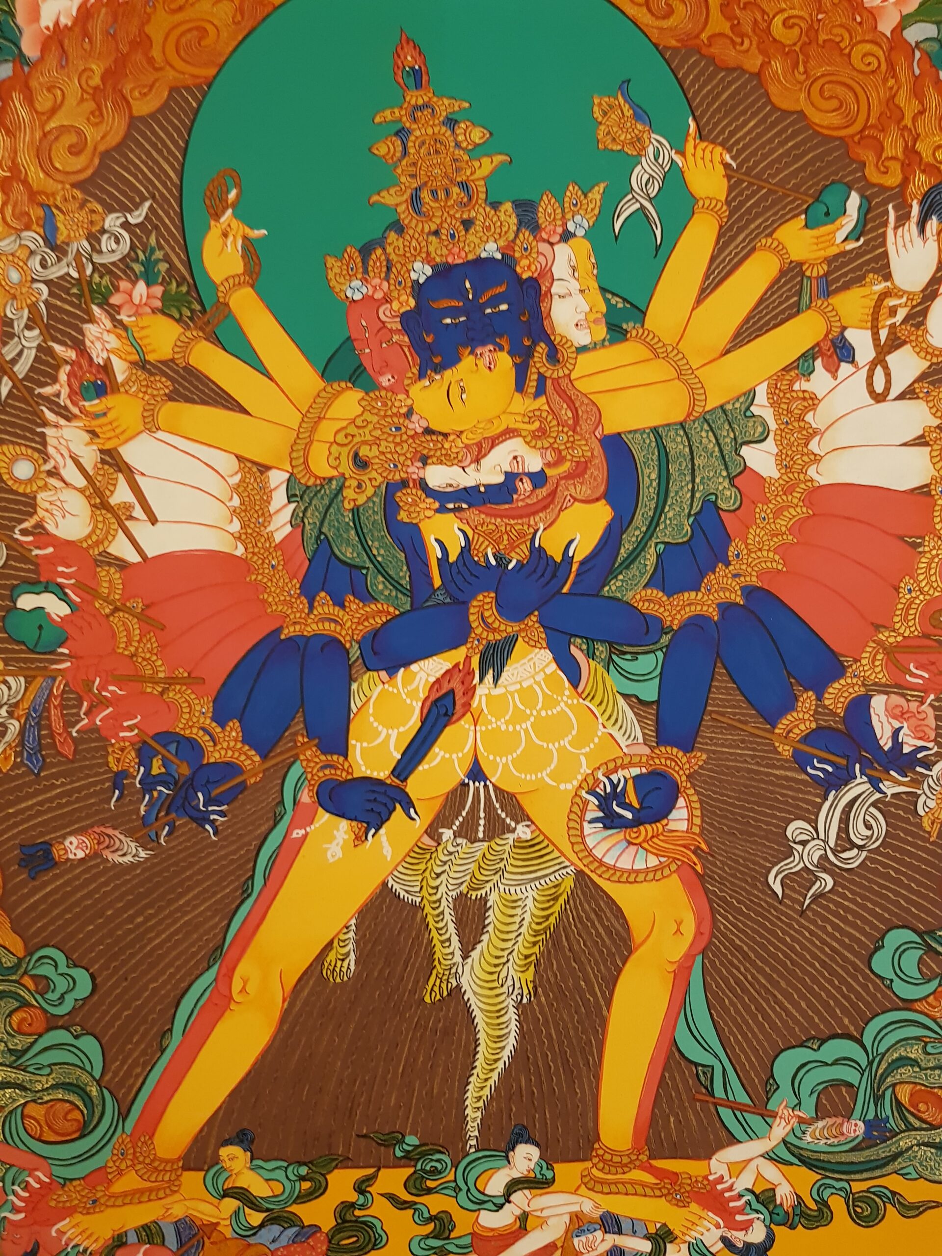 12 Arm Kalachakra Consort Thanka