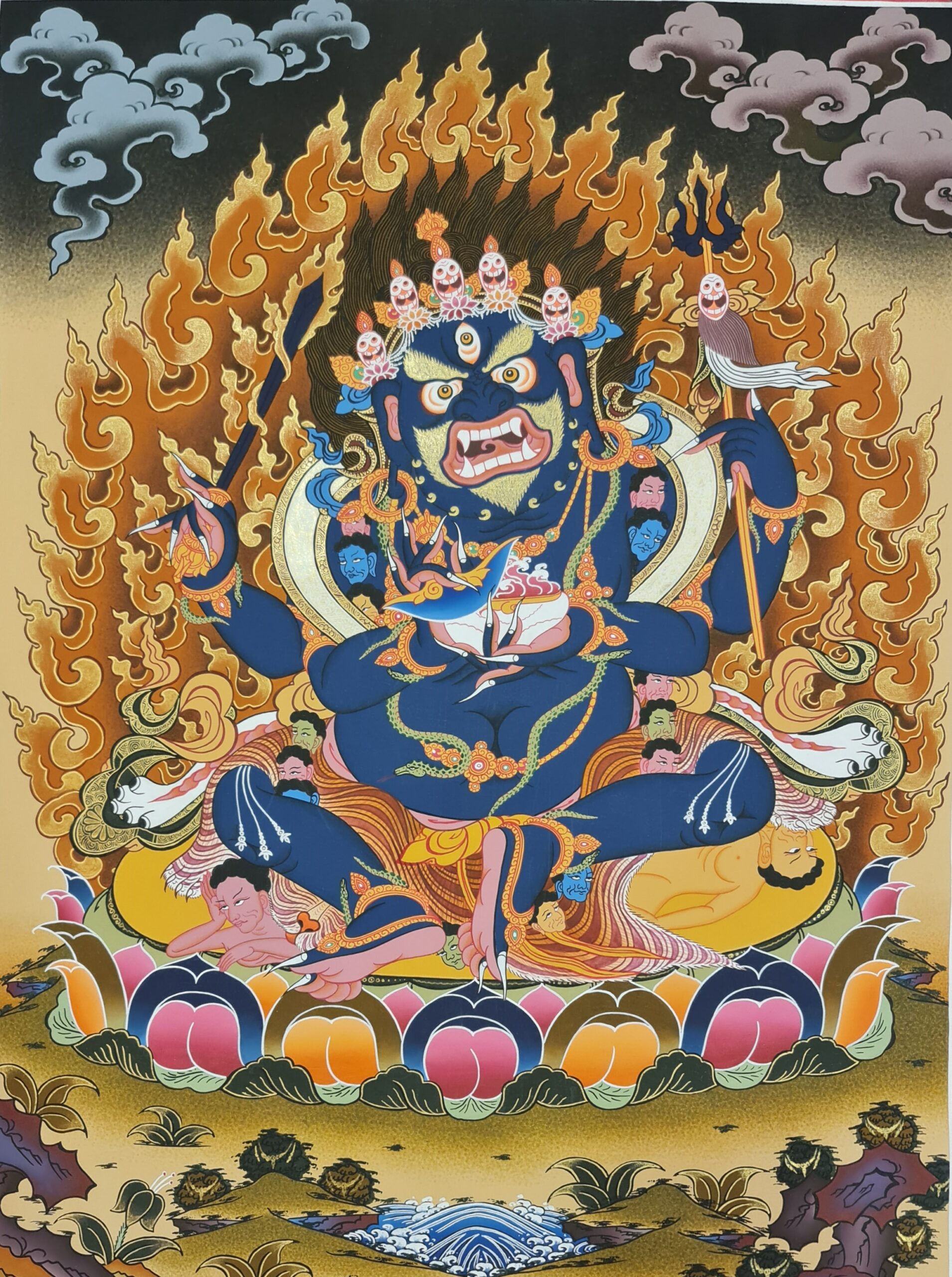 4 Arm Mahakala Thanka