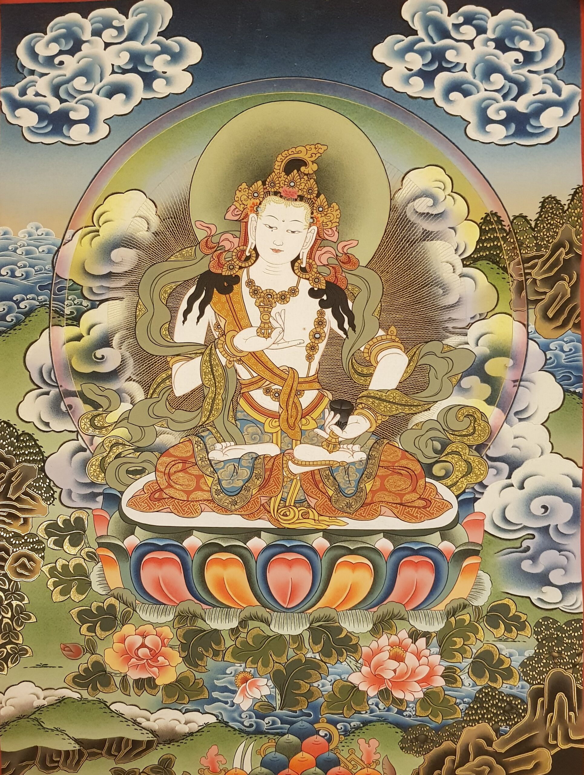 Vajrasattva Tibetan Thanka