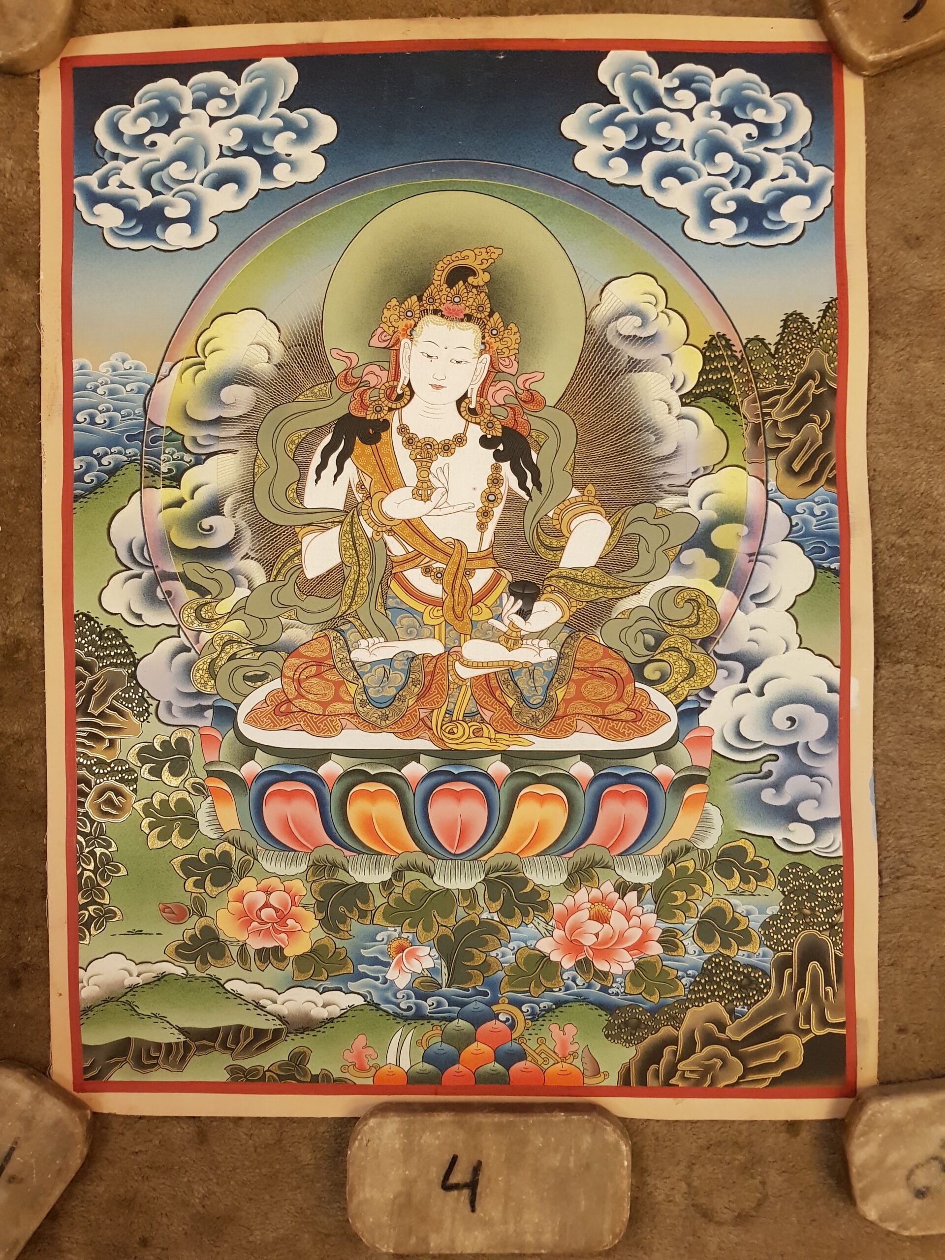 Vajrasattva Tibetan Thanka