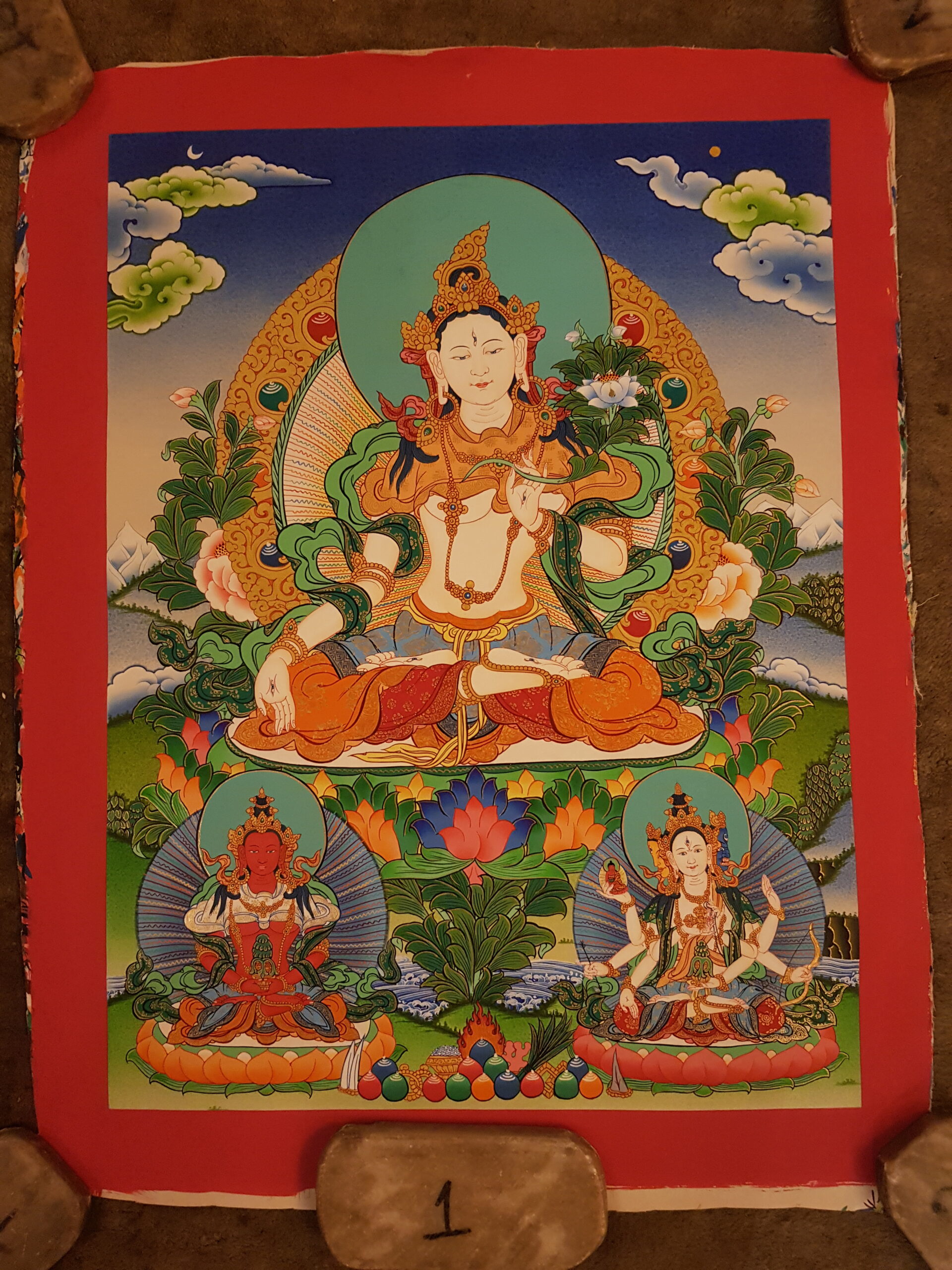 White Tara Thanka