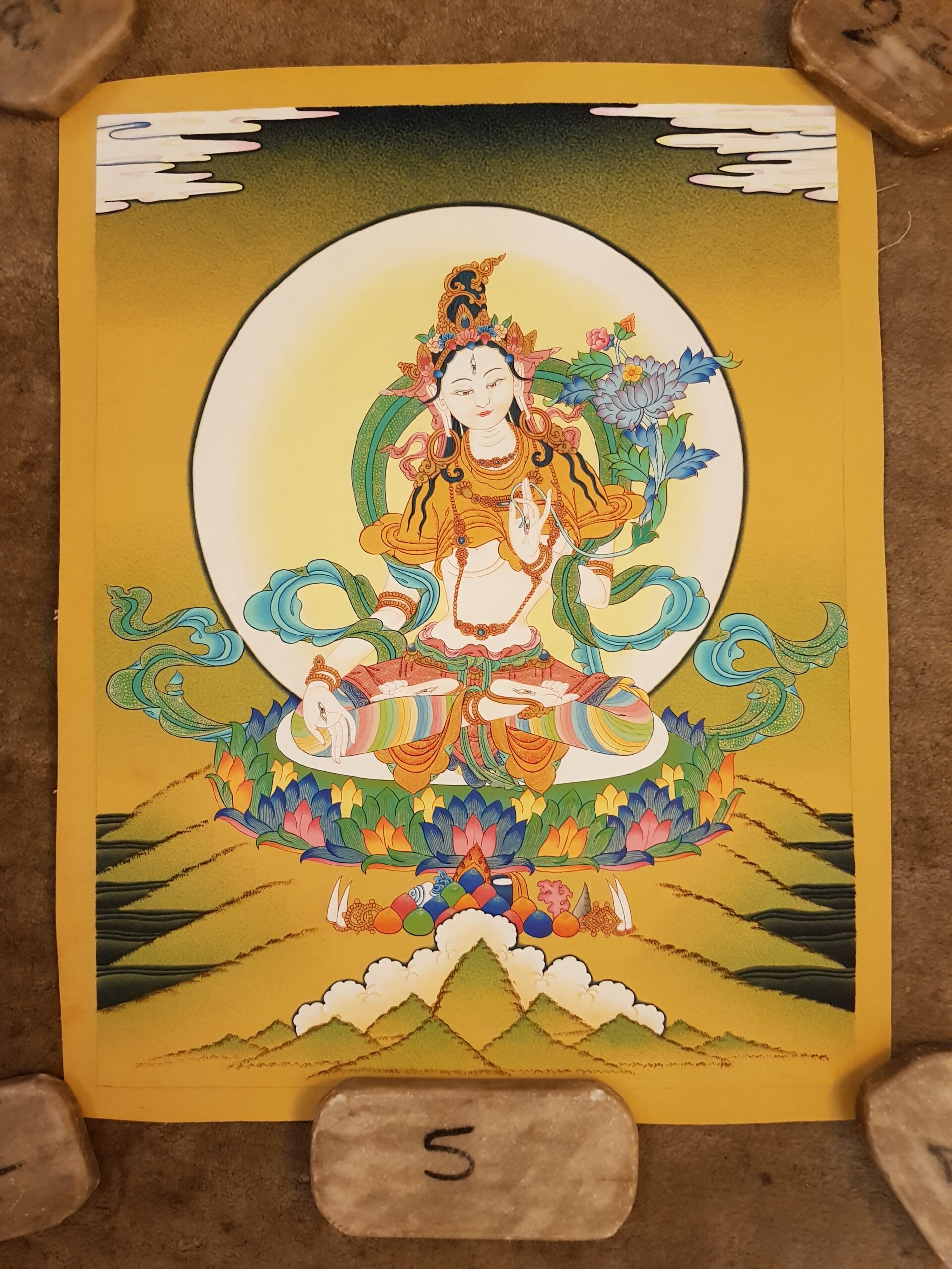 White Tara Thanka
