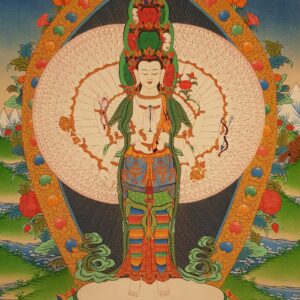 Thousand Arm Chenrezig Avalokiteshvara Thanka