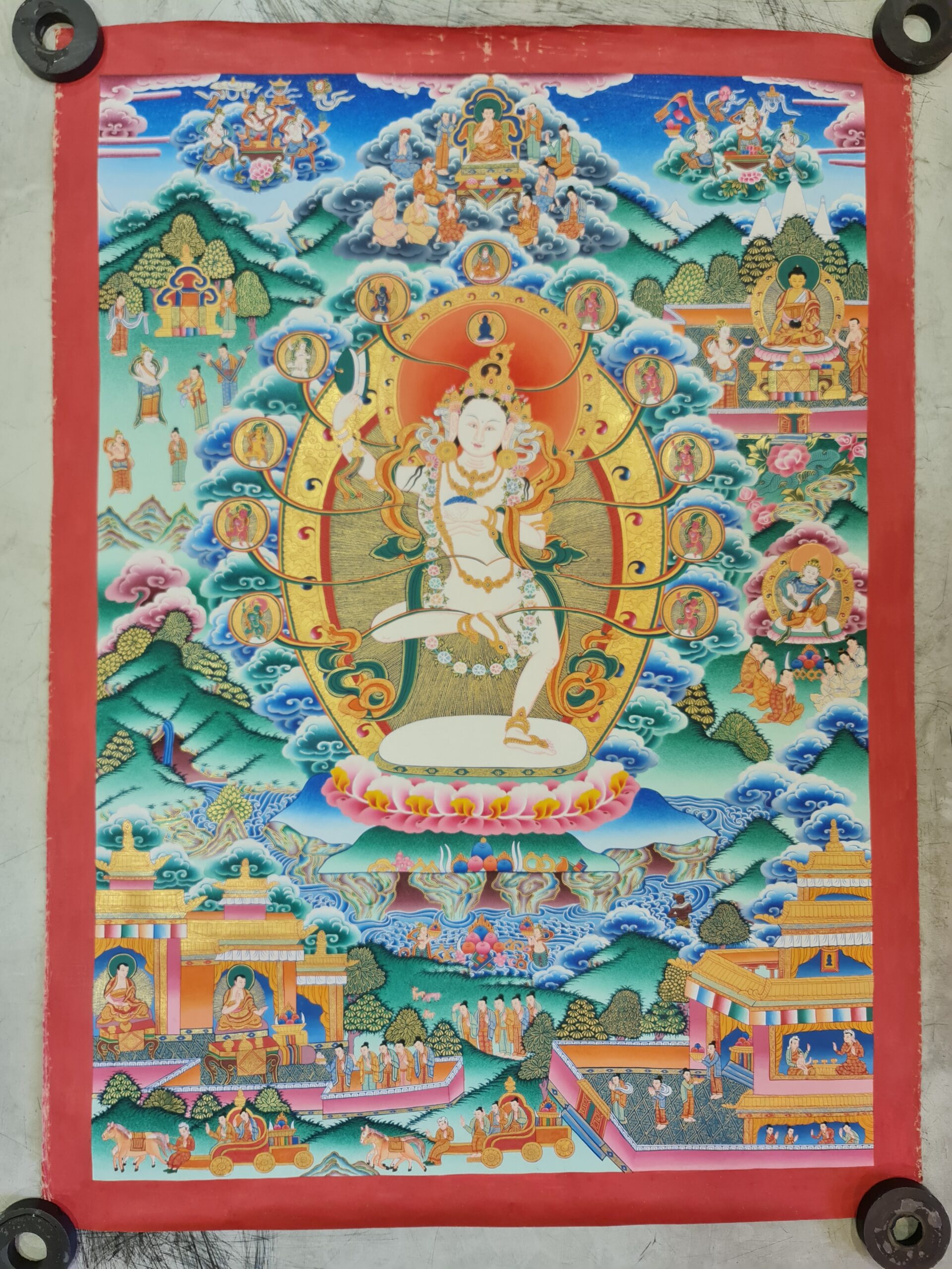 Rare Machig Labdron for Chod Practice Thanka
