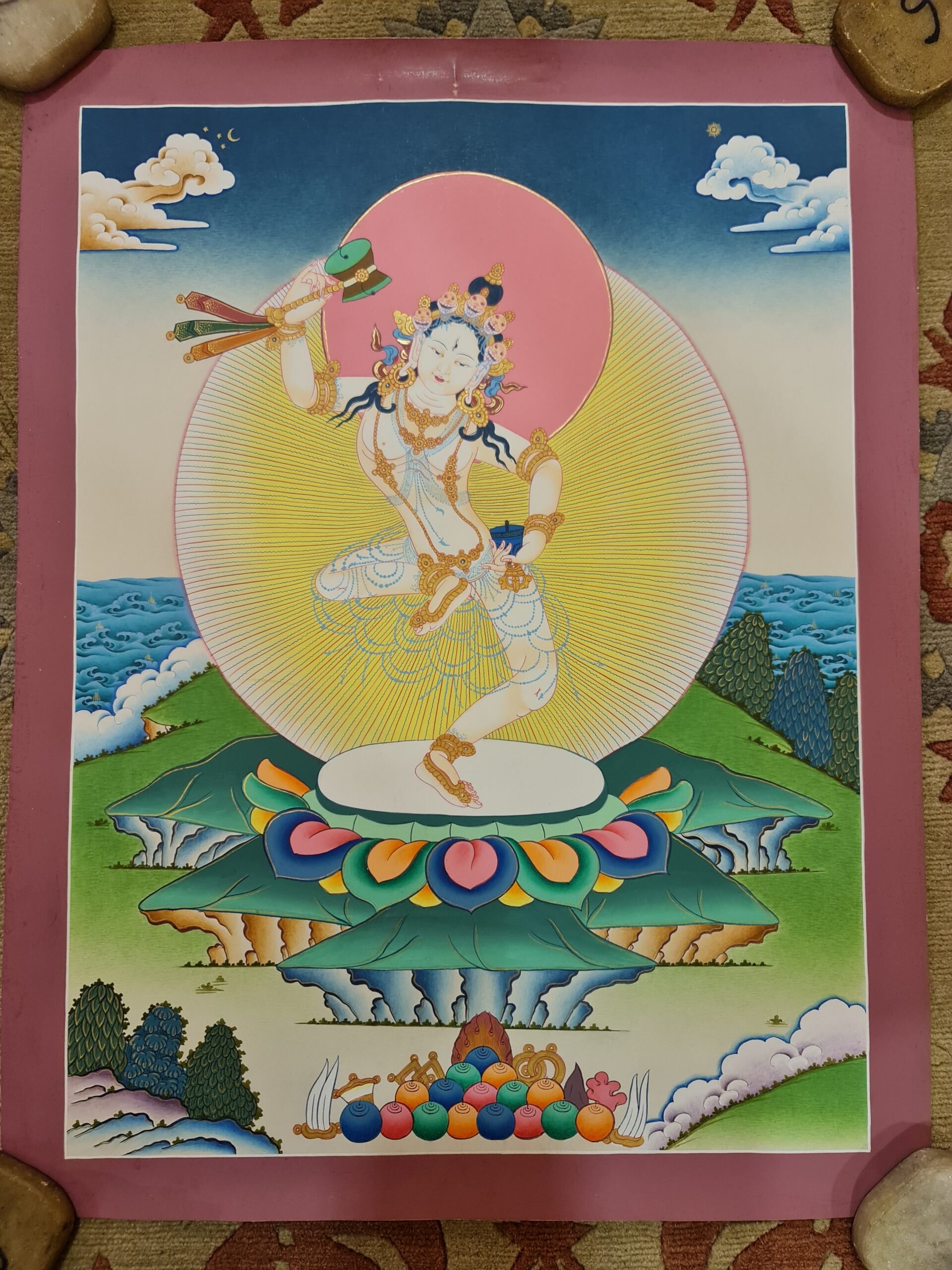 Machig Labdron for Chod Practice Thanka